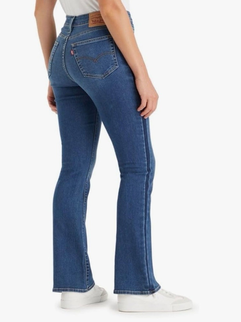 Levi's Indigo High-Rise Wide Leg Jeans